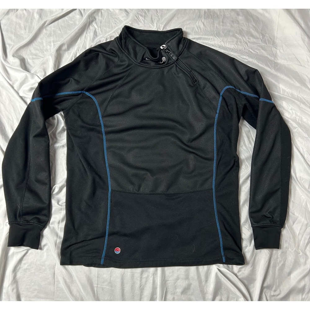 Freeze-Out Thermal Protection Motorcycle Base Layer Top Black 2XL Quarter Zip